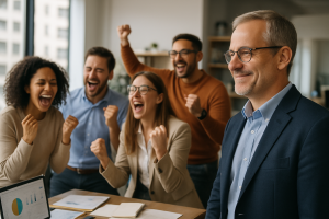 20250703 0844 Team Celebration Moment simple compose 01jz6myayxfm6rzxxenwgx55mm